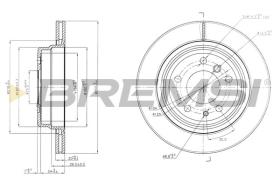 BREMSI CD6955V - DISCHI FRENO - BRAKE DISCS