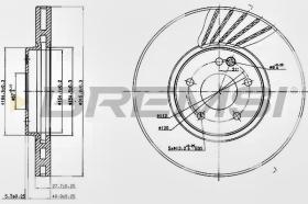 BREMSI CD6964V - DISCHI FRENO - BRAKE DISCS