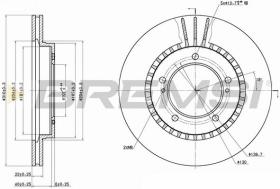 BREMSI CD6979V - DISCHI FRENO - BRAKE DISCS