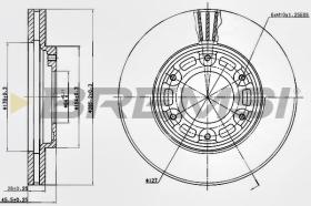 BREMSI CD6991V - DISCHI FRENO - BRAKE DISCS