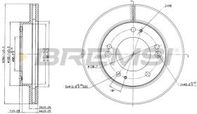 BREMSI CD6993V - DISCHI FRENO - BRAKE DISCS