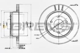 BREMSI CD7004V - DISCHI FRENO - BRAKE DISCS