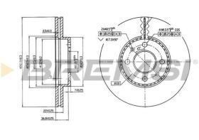 BREMSI CD7006V - DISCHI FRENO - BRAKE DISCS