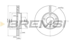 BREMSI CD7014V - DISCHI FRENO - BRAKE DISCS