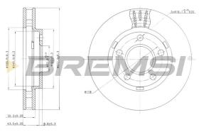 BREMSI CD7030V - DISCHI FRENO - BRAKE DISCS