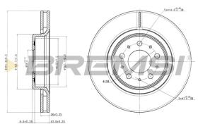 BREMSI CD7031V - DISCHI FRENO - BRAKE DISCS
