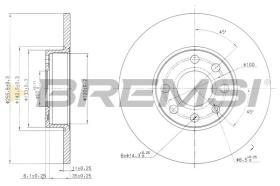 BREMSI CD7040S - DISCHI FRENO - BRAKE DISCS