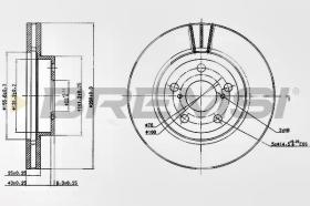 BREMSI CD7064V - DISCHI FRENO - BRAKE DISCS