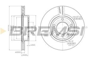 BREMSI CD7066V - DISCHI FRENO - BRAKE DISCS