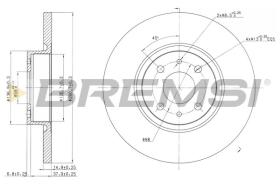 BREMSI CD7070S - DISCHI FRENO - BRAKE DISCS