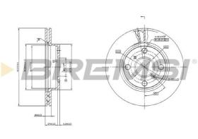 BREMSI CD7084V - DISCHI FRENO - BRAKE DISCS