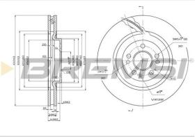 BREMSI CD7085V - DISCHI FRENO - BRAKE DISCS