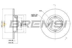 BREMSI CD7098S - DISCHI FRENO - BRAKE DISCS