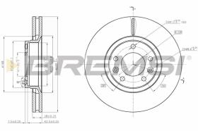BREMSI CD7103V - DISCHI FRENO - BRAKE DISCS