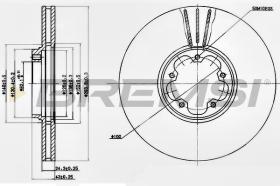 BREMSI CD7112V - DISCHI FRENO - BRAKE DISCS