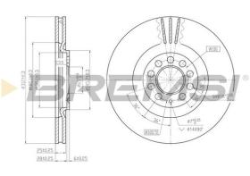 BREMSI CD7118V - DISCHI FRENO - BRAKE DISCS