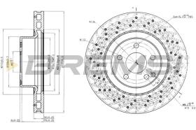 BREMSI CD7120V - DISCHI FRENO - BRAKE DISCS
