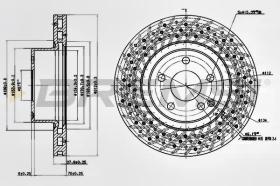 BREMSI CD7121V - DISCHI FRENO - BRAKE DISCS