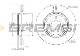 BREMSI CD7127V - DISCHI FRENO - BRAKE DISCS