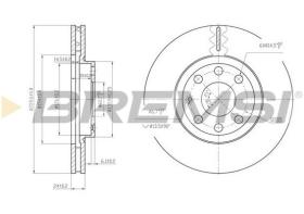 BREMSI CD7131V - DISCHI FRENO - BRAKE DISCS