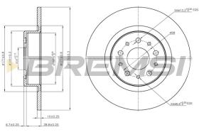 BREMSI CD7138S - DISCHI FRENO - BRAKE DISCS