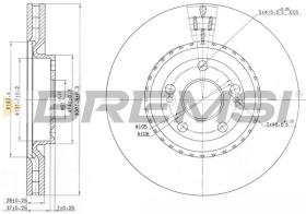 BREMSI CD7139V - DISCHI FRENO - BRAKE DISCS
