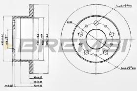 BREMSI CD7145S - DISCHI FRENO - BRAKE DISCS