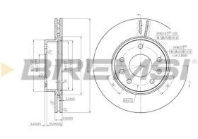 BREMSI CD7151V - DISCHI FRENO - BRAKE DISCS