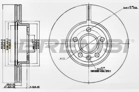 BREMSI CD7160V - DISCHI FRENO - BRAKE DISCS