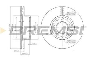 BREMSI CD7170V - DISCHI FRENO - BRAKE DISCS