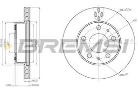BREMSI CD7171V - DISCHI FRENO - BRAKE DISCS
