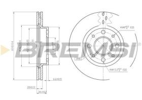 BREMSI CD7179V - DISCHI FRENO - BRAKE DISCS