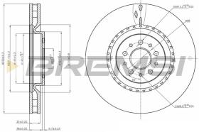 BREMSI CD7183V - DISCHI FRENO - BRAKE DISCS
