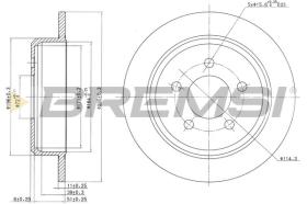 BREMSI CD7186S - DISCHI FRENO - BRAKE DISCS