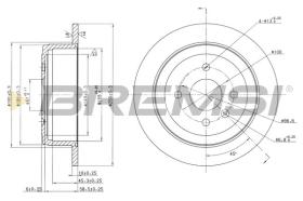 BREMSI CD7187S - DISCHI FRENO - BRAKE DISCS