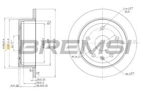 BREMSI CD7188S - DISCHI FRENO - BRAKE DISCS