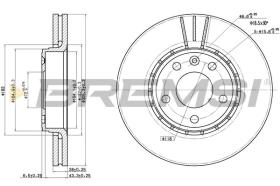 BREMSI CD7204V - DISCHI FRENO - BRAKE DISCS