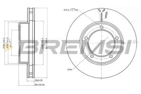 BREMSI CD7211V - DISCHI FRENO - BRAKE DISCS