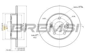 BREMSI CD7213S - DISCHI FRENO - BRAKE DISCS
