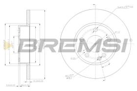 BREMSI CD7219S - DISCHI FRENO - BRAKE DISCS