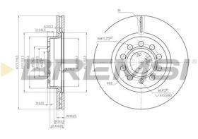 BREMSI CD7223V - DISCHI FRENO - BRAKE DISCS