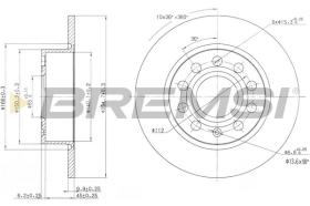 BREMSI CD7224S - DISCHI FRENO - BRAKE DISCS