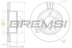 BREMSI CD7229V - DISCHI FRENO - BRAKE DISCS