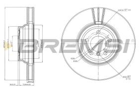 BREMSI CD7246V - DISCHI FRENO - BRAKE DISCS
