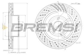 BREMSI CD7248V - DISCHI FRENO - BRAKE DISCS