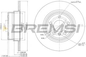 BREMSI CD7255S - DISCHI FRENO - BRAKE DISCS