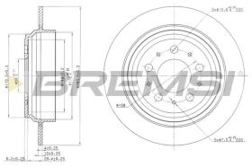 BREMSI CD7259S - DISCHI FRENO - BRAKE DISCS