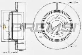 BREMSI CD7260V - DISCHI FRENO - BRAKE DISCS