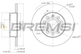 BREMSI CD7276S - DISCHI FRENO - BRAKE DISCS
