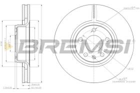 BREMSI CD7277V - DISCHI FRENO - BRAKE DISCS